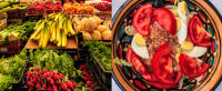 Market, Siracusa - Salad, Taormina © 2018, Keith Trumbo