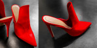 Red shoe © 2023 Keith Trumbo