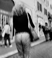 Chequered pants, Rome, Italy  © 2017 Keith Trumbo