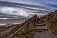 Beach Path, Highcliffe, UK  © 2017 Keith Trumbo