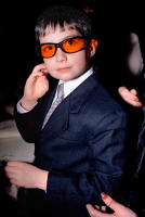 Young boy with orange glasses, NY  © 2017 Keith Trumbo