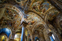 Chiesa Santa Maria dell'Ammiraglio (detta Martorana), Palermo © 2018 Keith Trumbo