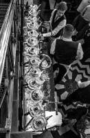 Silver Tea Pots, The Wolseley, London © 2019 Keith Trumbo