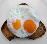 Eggs on toast, 202 Westbourne Grove, London  © 2017 Keith Trumbo