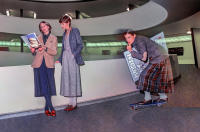 Skateboarding, unique in The Guggenheim Museum - NY Times Fashion, NYC © 2019  Keith Trumbo