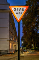Give Way, London © 2021 Keith Trumbo