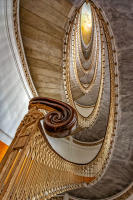 Spiral Staircase, Palazzo Mannajuolo, Naples, Italy  © 2017 Keith Trumbo
