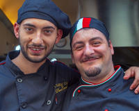 Chefs, Cefalu, Sicily © 2023 Keith Trumbo