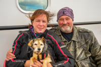 Jo,Tom & Daisy, Oban to Craignure ferry, Isle of Mull © 2018 Keith Trumbo
