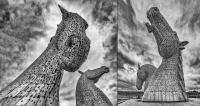 Andy Scott artist, 100ft tall Kelpies, Grangemouth, Scotland © 2018 Keith Trumbo 