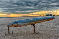 Fisherman's loss, Flying Point Beach, Bridgehampton © 2022 Keith Trumbo