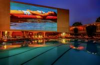 Movie, The Beverly Hilton pool, Los Angeles © 2023 Keith Trumbo
