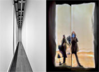 No way Hallway, Door on reflection, Whitney Museum, NYC © 2024 Keith Trumbo