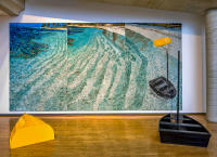 "Yellow and black boats" by Jennifer Bartlett, Benesse House, Naoshima © 2024 Keith Trumbo 