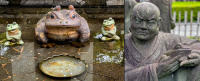 Frog fountain, Tenryu-ji Temple, Kyoto - Disciple of Buddha with frog, Tenryu-ji Temple, Kyoto © 2024 Keith Trumbo