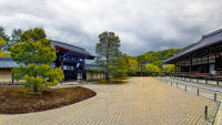 Landscaped Dry Garden, Tenryu-ji Temple, Kyoto © 2024 Keith Trumbo
