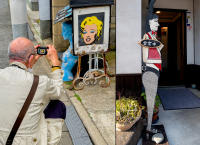 Marilyn snap, Kyoto - Welcome, Kurashiki © 2024 Keith Trumbo