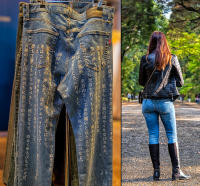 Jeans, Kurashiki - Leather and jeans, Tokyo © 2024 Keith Trumbo