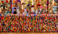 Fabrics galore, London © 2019 Keith Trumbo