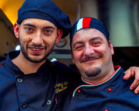 Chefs, Cefalu, Sicily © 2023 Keith Trumbo