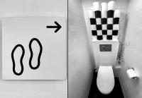 Sign, Picasso Museum, Antibes - Toilet, Paris © 2014 Keith Trumbo