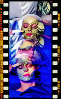 Beauty Mask, 6 Exposures in camera  (not photoshop) - Vogue, NYC  © 2017 Keith Trumbo