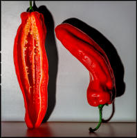 Hot peppers, NYC © 2015 Keith Trumbo