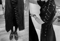 Safety pins, yohji yamamoto, Tokyo © 2024 Keith Trumbo