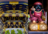 Daikokuten, God of wealth, fortune, the household, agriculture, fertility, sexuality, war, Kiyomizu-dera Buddhist temple, Kyoto - Gate, Ninomaru Palace, Kyoto © 2024 Keith Trumbo