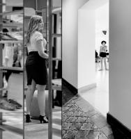 Woman, Galeries Lafayette, Paris - Young woman, Picasso Museum, Antibes © 2024 Keith Trumbo