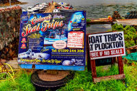 "Free if no seals", Plockton, North West Highlands of Scotland © 2018 Keith Trumbo