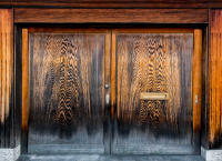 Wood Doors, Kurashiki © 2024 Keith Trumbo