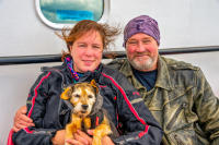 Jo,Tom & Daisy, Oban to Craignure ferry, Isle of Mull © 2018 Keith Trumbo