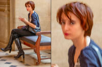 Young woman attendant, The Louvre, Paris © 2012 Keith Trumbo