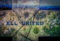 "All United" (in camera double exposure) Highgate Cemetery, London © 1965 Keith Trumbo
