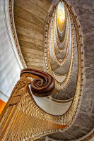 Spiral Staircase, Palazzo Mannajuolo, Naples, Italy  © 2017 Keith Trumbo