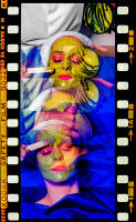 Beauty Mask, 6 Exposures in camera  (not Photoshop) - Vogue, NYC  © 2017 Keith Trumbo