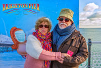 Couple, Brighton Pier © 2019 Keith Trumbo